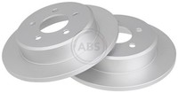 2X Bremsscheibe A.B.S. 17034 FüR RS Jeep Dodge Chrysler KJ Caravan RG Cherokee 4