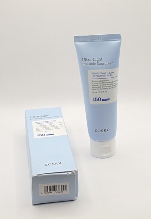 COSRX Ultra-Light Invisible Sunscreen SPF 50 PA++++ Non Oily Sun Cream New 9C