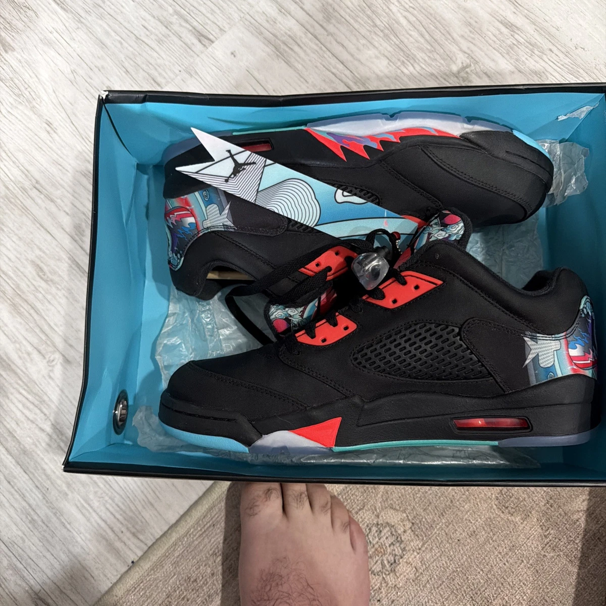 シューズ(男性用) NIKE AIRJORDAN5Low ChineseNew Year2016 Preços baixos em Jordan 5 Retro Low Chinese New Year 2016 | eBay