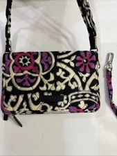 Vera Bradley RFID 3 in1 Crossbody Scroll Medallion Wristlet Mini Handbag MSRP$75