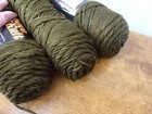 Lot 3 Vtg skeins LOVE KNIT 4 Ply worsted weight yarn-100% acrylic-Sepia Brown — photo 5