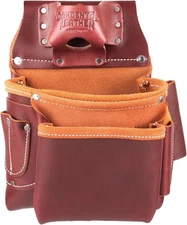 Occidental Leather 5061 Leather Pro Fastener Bag, 9 Pocket