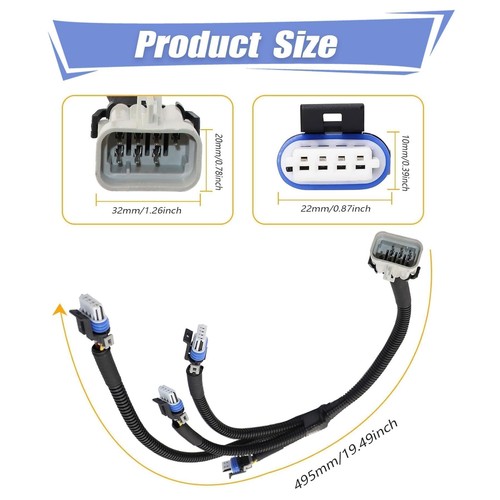 Connettore Cablaggio Bobina Accensione Compatibile con Cadillac GMC LQ9 LQ4 LS2... - Foto 5 di 8