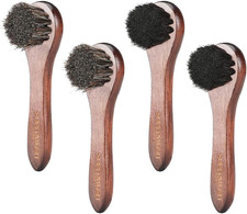 Horsehair Shoe Polish Applicator Brush, Soft Horse Hair Bristles Dauber Leath...