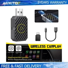 USB Wireless CarPlay Adapter For iPhone Apple Wireless Dongle Plug ＆Play Black
