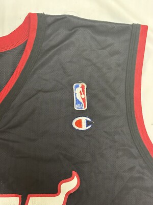 Vintage 90s 00s Alonzo Mourning Miami Heat NBA Jersey Champion 48