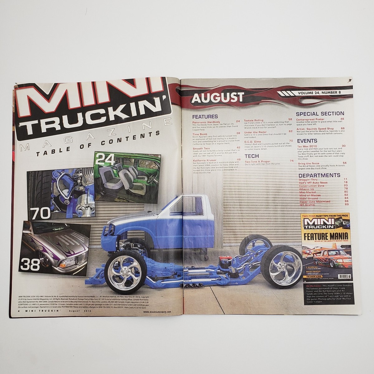 Mini Truckin' Magazine August 2010 Volume 24 Number 8