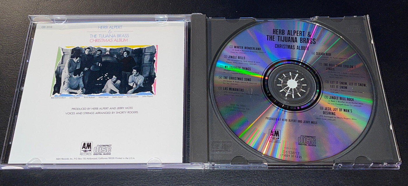 HERB ALPERT & THE TIJUANA BRASS "Christmas Album" 1968 (CD 1990) *GREAT
