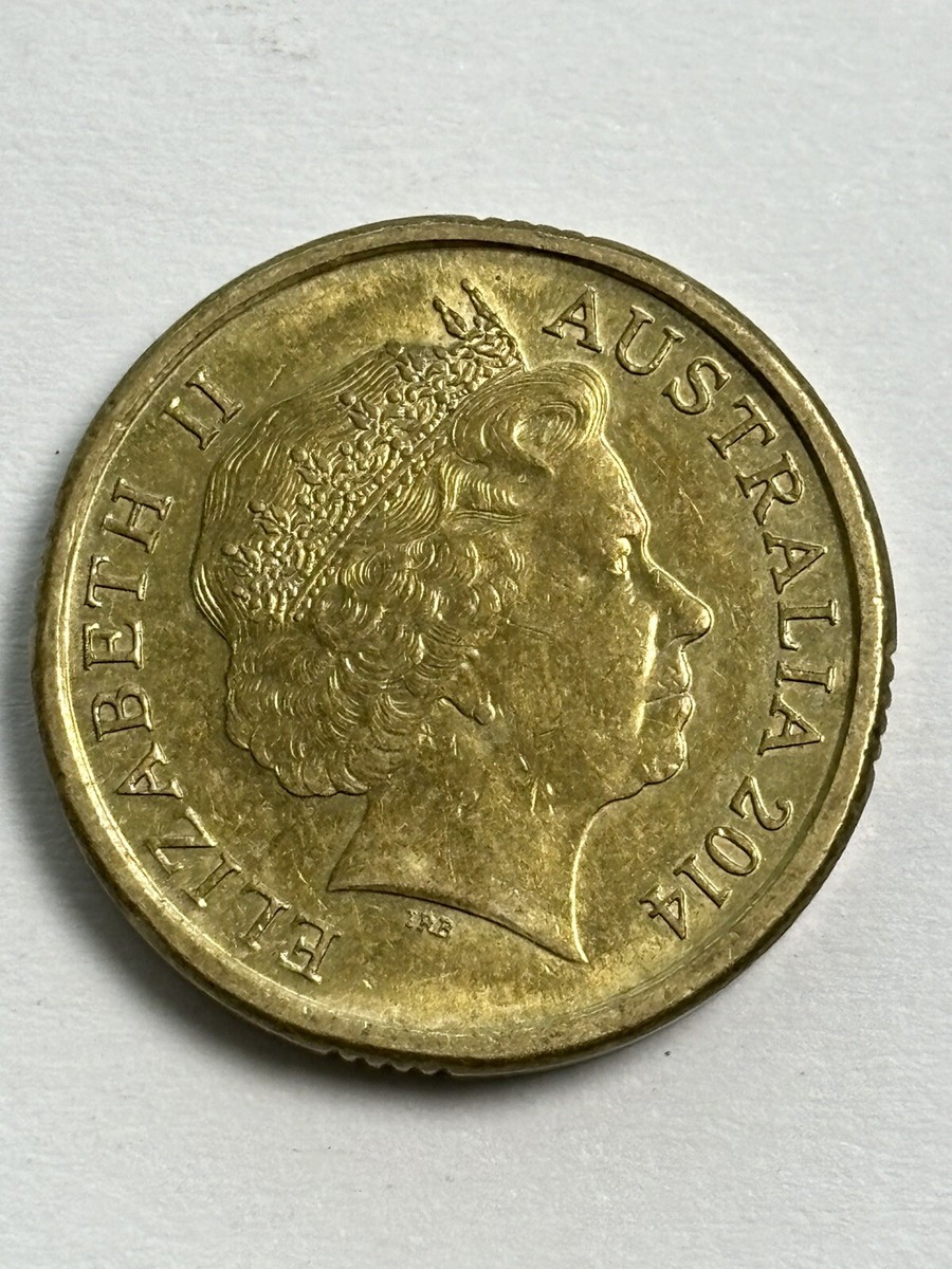 2014 Australia Queen Elizabeth II 2 Dollars Coin A Male Aboriginal