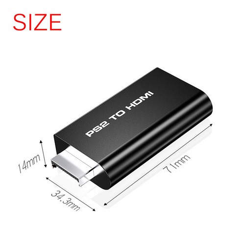 Adaptador convertidor de video PS2 a HDMI 1080P con salida de audio de 3,5 mm monitor HDTV - Imagen 2 de 9