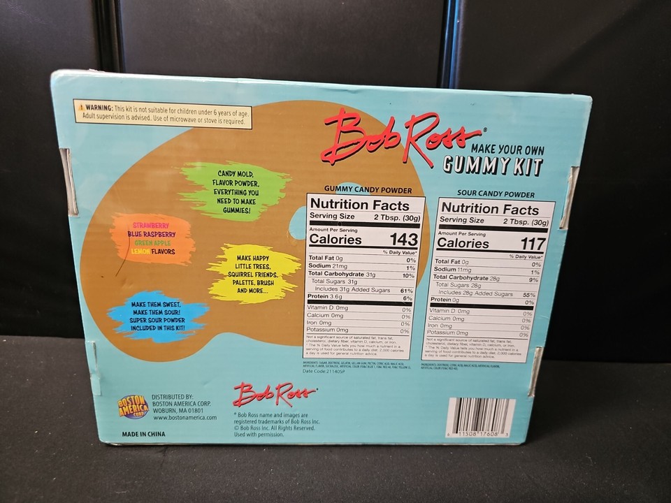 Bob Ross DIY Gummy Kit Make Your Own Gummy Candies In Cool Bob Ross bob-ross-diy-gummy-kit-make-your-own-gummy-candies-in-cool-bob-ross