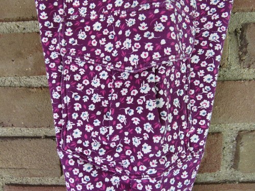 Tea Collection Floral Purple Pants Cargo Pockets Leggings Flowers Girls Size 10 - Picture 5 of 11