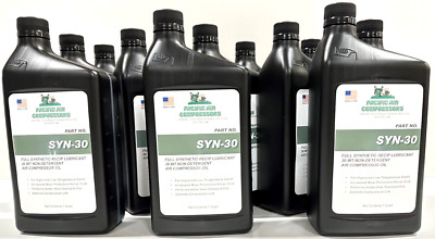12 Quarts Air Compressor Oil / Non-Detergent Oil, Synthetic Air Compressor Oil,