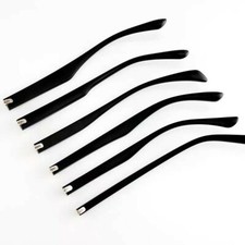 1 Paar Ersatz Brille Sonnenbrille TR90 Arm Schläfe Reparatur Schwarz 5mm-9.5mm
