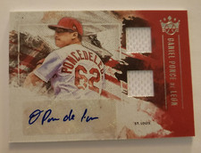 DANIEL PONCE de LEON 2019 DIAMOND KINGS DK MATERIALS RC (2 patches & auto)