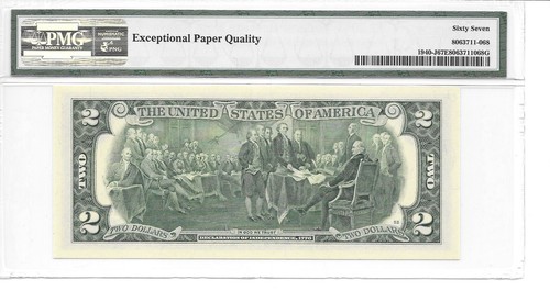 2013 KANSAS CITY $2 FRN (JA Block) PMG 67 EPQ SUPERB GEM UNCIRCULATED - Picture 22 of 24