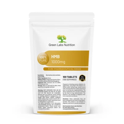 HMB 1000mg COMPRIMÉS RÉGÉNÉRATION DE MASSE ANTICATABOLIQUE LEAN CORPS