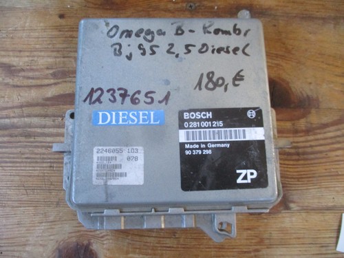 Motorsteuergerät Steuergerät Motor Opel Omega B 2,5TD Bosch 0281001215 90379298