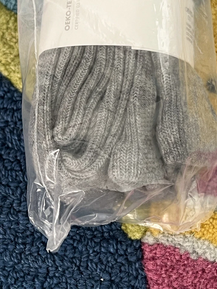 NEW Hanna Andersson Girls Size 120/6 Gray Footless Tights Made in Latvia NWT - Image 3 of 3