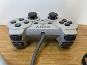 Sony PlayStation 1 PS1 SCPH-7000 Console Controller Set Gray Game JAPAN Tested