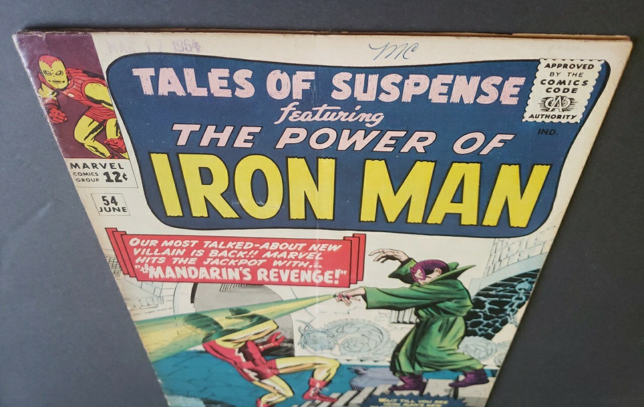 TALES OF SUSPENSE 54 2ND APP. MANDARIN THE WATCHER BACK UP STORY 1964