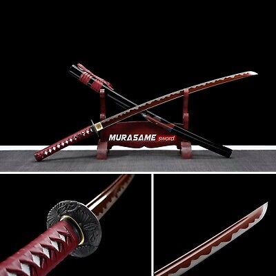 Hand Forged 9260 Spring Steel Katana  Japanese Samurai Dragon Sword Razor Sharp 