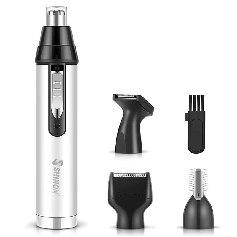 Nose Hair Trimmer Electric Rechargeable Ear Face Eyebrow Beard Shaver