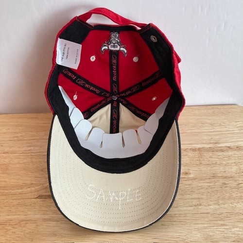 *SAMPLE* CHICAGO BULLS BASKETBALL Reebok Tan/Red/Black NBA Adjustable Hat (OSFM) - Picture 6 of 8