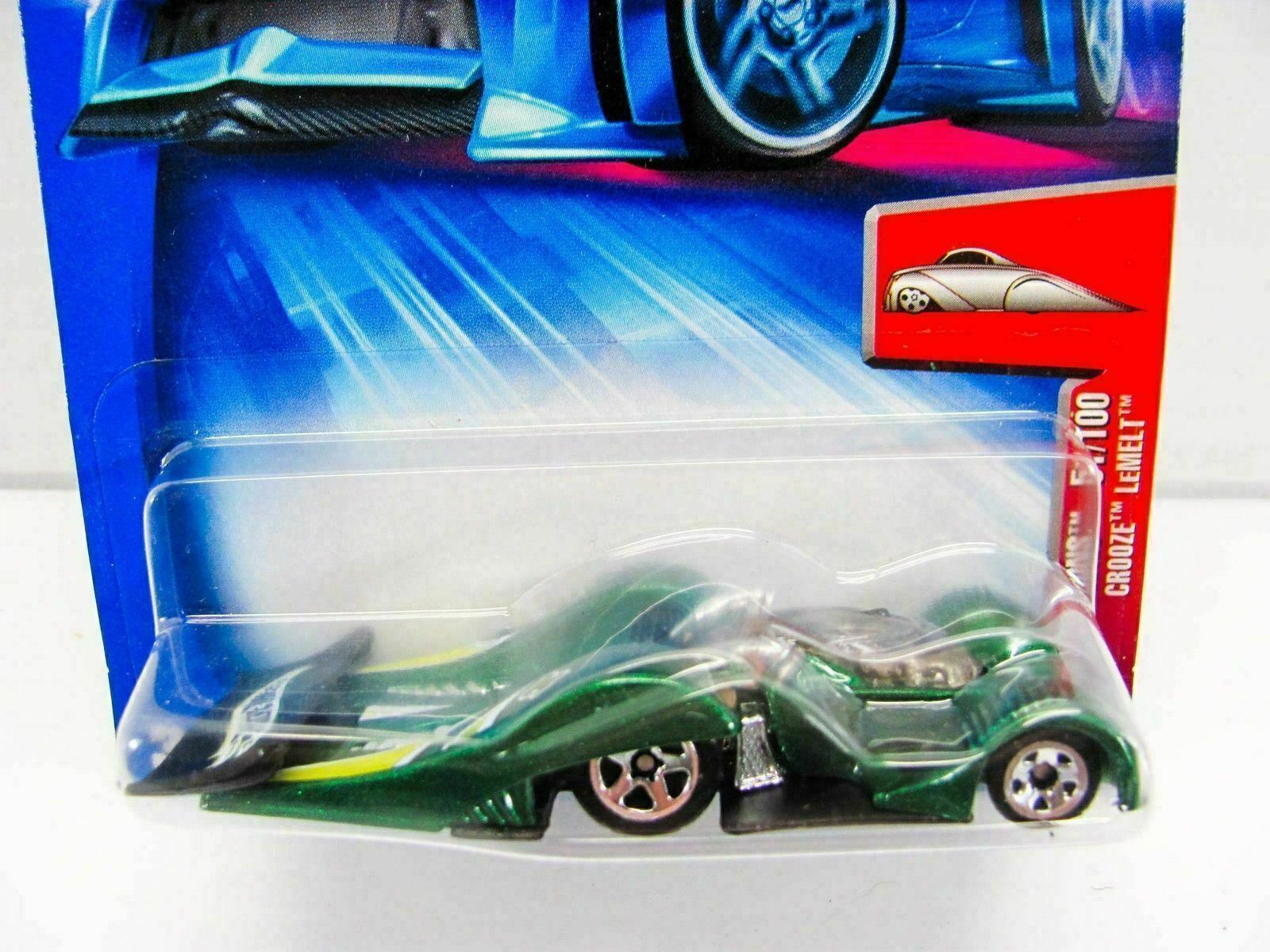 1 NEW Hot Wheels Die Cast Collectible - Crooze LeMelt - Green - 2004a