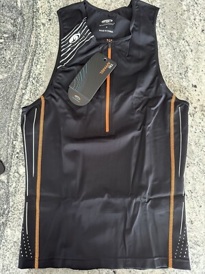Blueseventy TX2000 Singlet, Mens Small, Black