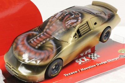 SCX 63420 DODGE CHARGER 2010 NATIONAL CHAMPIONSHIP SP ED GOLD 132 SLOT CAR 