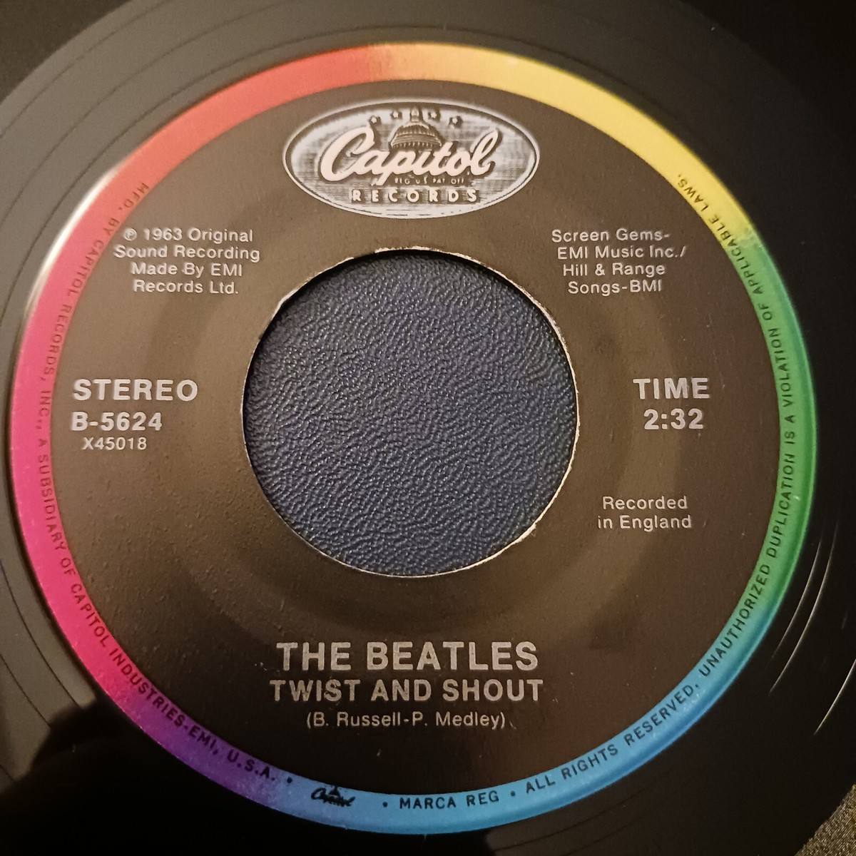 The Beatles – Twist And Shout / There's A Place (Capitol
