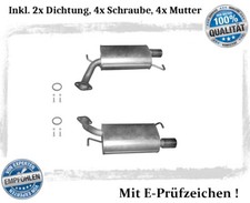 Endschalldämpfer L+R für Mazda 6 GH 2.0 2.5 MZR Bj.07-13 Auspuff Dichtung