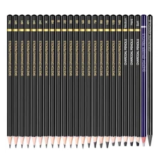 Sketching Pencil Set - 24 Pieces Drawing Sketch Pencil HB,B,2B,3B,4B,5B,6B,7B...