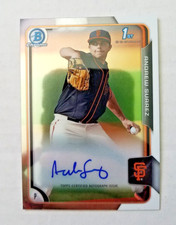 Andrew Suarez RC 2016 Bowman Chrome Auto #BCA-ASU SF Giants D3