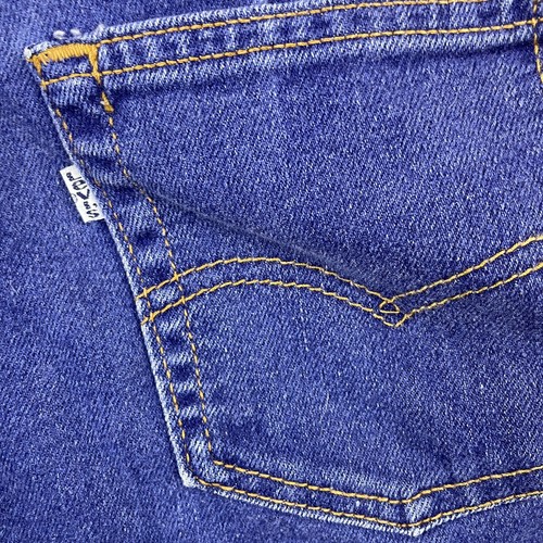 Vtg Levi's 573 Jeans Boys Size 10 (24x24) Elastic Waist White Tab 70s 80s Rare - Picture 5 of 13