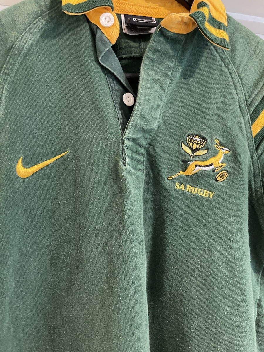 Nike Springboks ラガーシャツ Nike South Africa Springboks Rugby Polo Jersey Men's Size XL