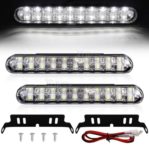 2stk. 12V Universal 20LED Weiß Tagfahrlicht Tagfahrleuchten DRL Scheinwerfer PKW - Bild 1 von 17