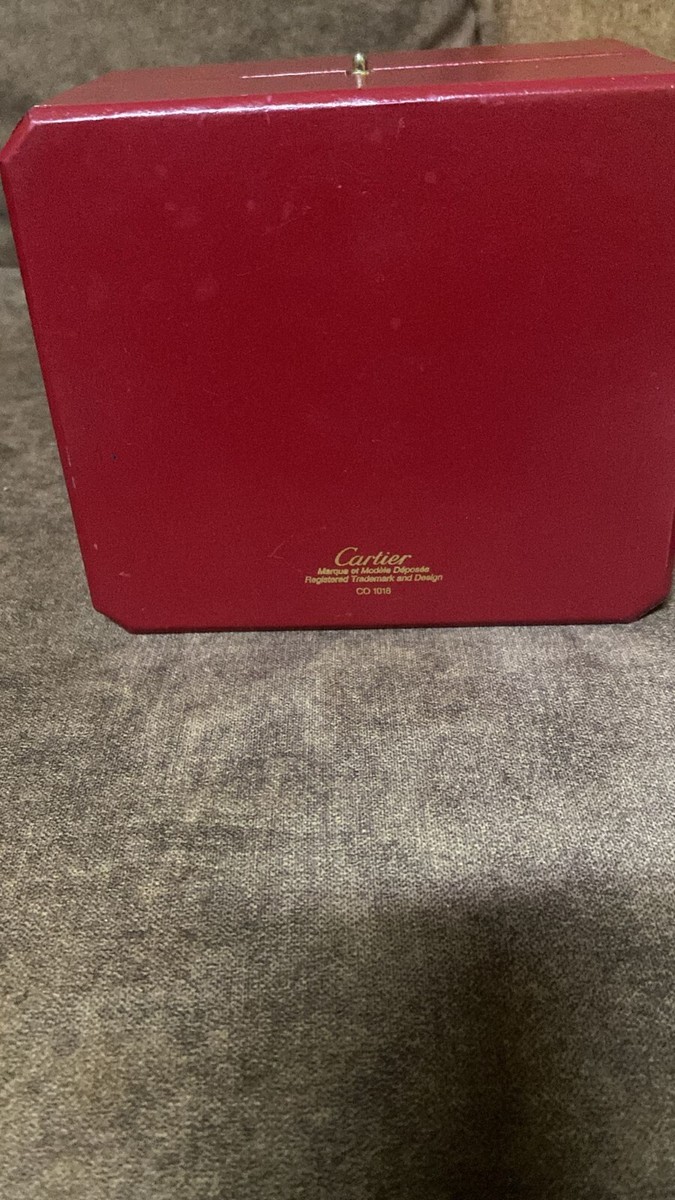 CARTIER WATCH BOX CASE CO1018 100%Authentic for must de Cartier | eBay