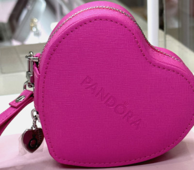 PANDORA | PINK HEART JEWELRY GIFT BOX ✪NEW✪ BRACELET STORAGE