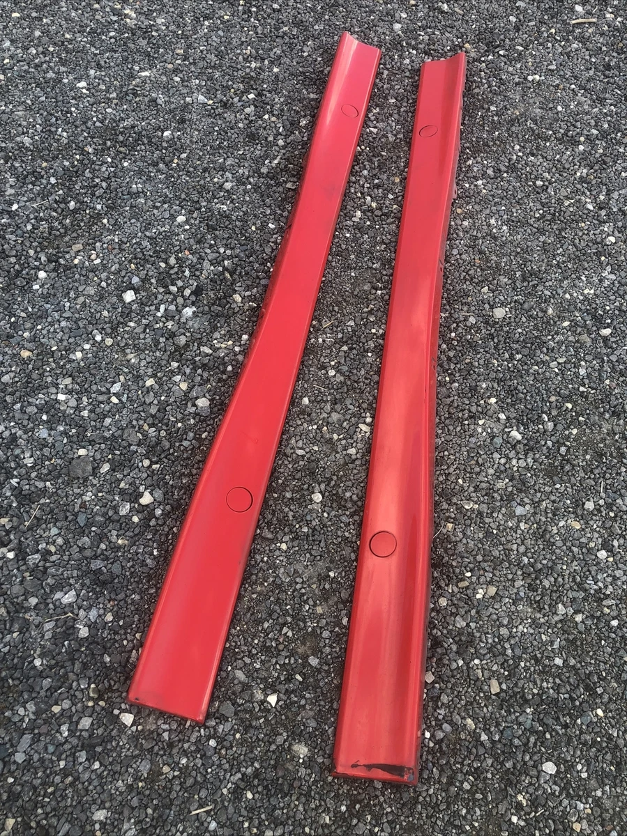 BMW E36 SIDE SKIRTS WITH JACK POINT COVERS 8177861 8177862 GENUINE 