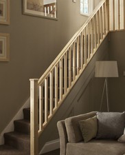 Staircase Balustrade Kit Spindles Plain Square Stair Landing Spindles Rails Post