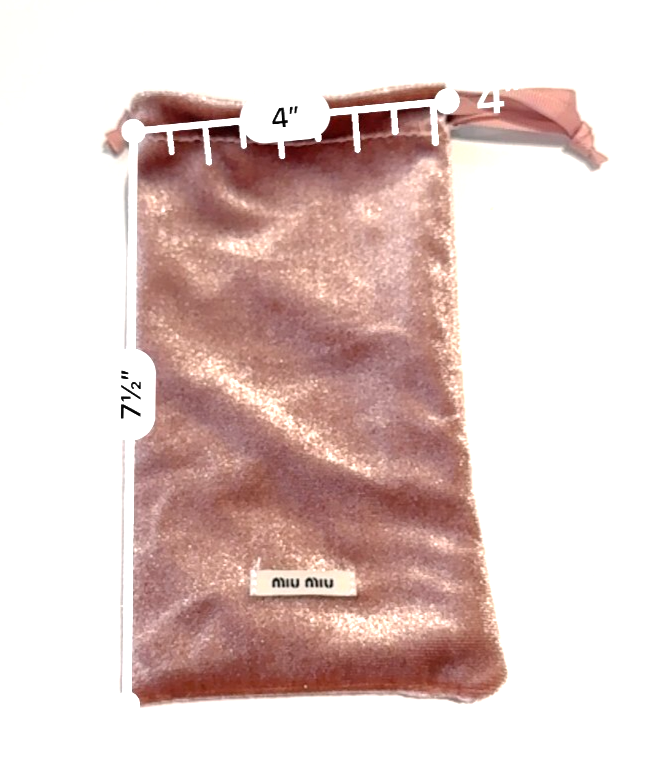 Miu Miu e Sunglasses Case & Drawstring Pouch miu_miu_authentic_packaging_bo  main image 4