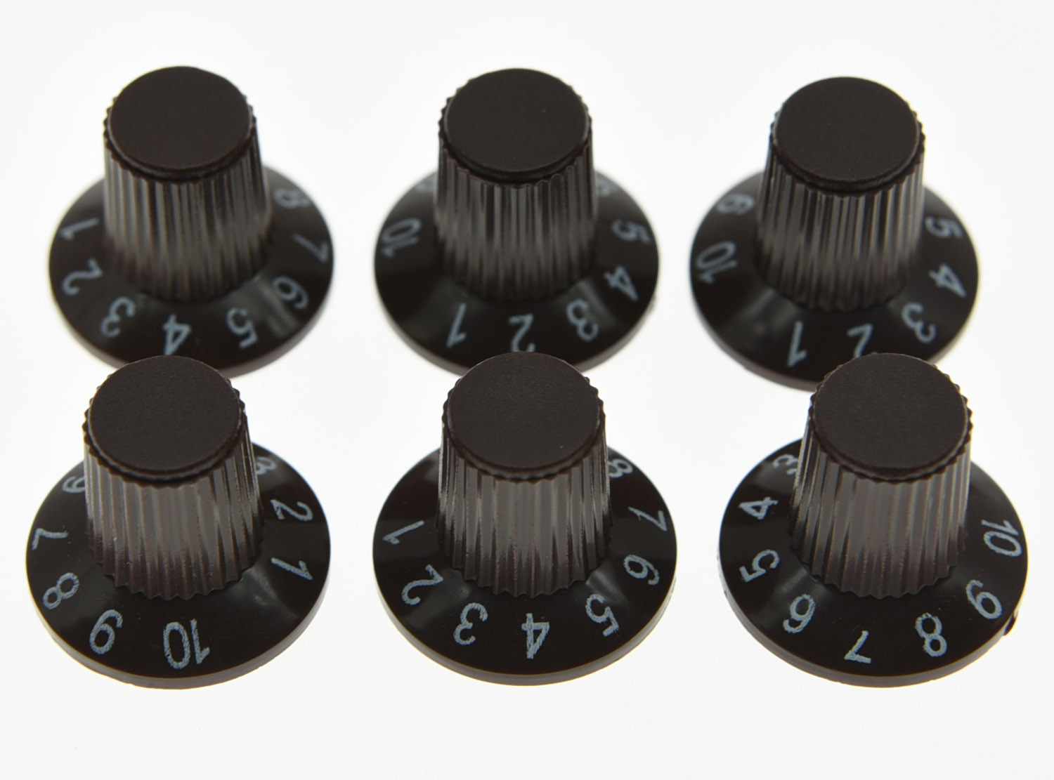 Confezione 6 Amplificatori per Chitarra AMP Knobs Skroted Knobs Adatto Fender foto 6