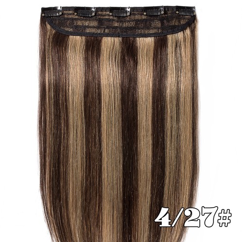 Unsichtbare einteilige Clip-In 100 % echte Remy Echthaar Extensions 3/4 voller Kopf 8A - Bild 27 von 35