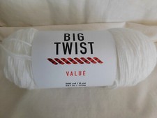 Big Twist Value White Dye Lot 655274