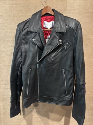 Calvin Klein Collection (RAF!)Motorcycle Leather Jacket Euro Size 52(42) W/Tags