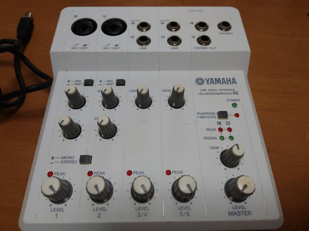 Yamaha Audiogram 6 USB Audio Mixer Interface Used F/S | eBay Yamaha Audiogram 6 USB Audio Mixer Interface Used F/S | eBay