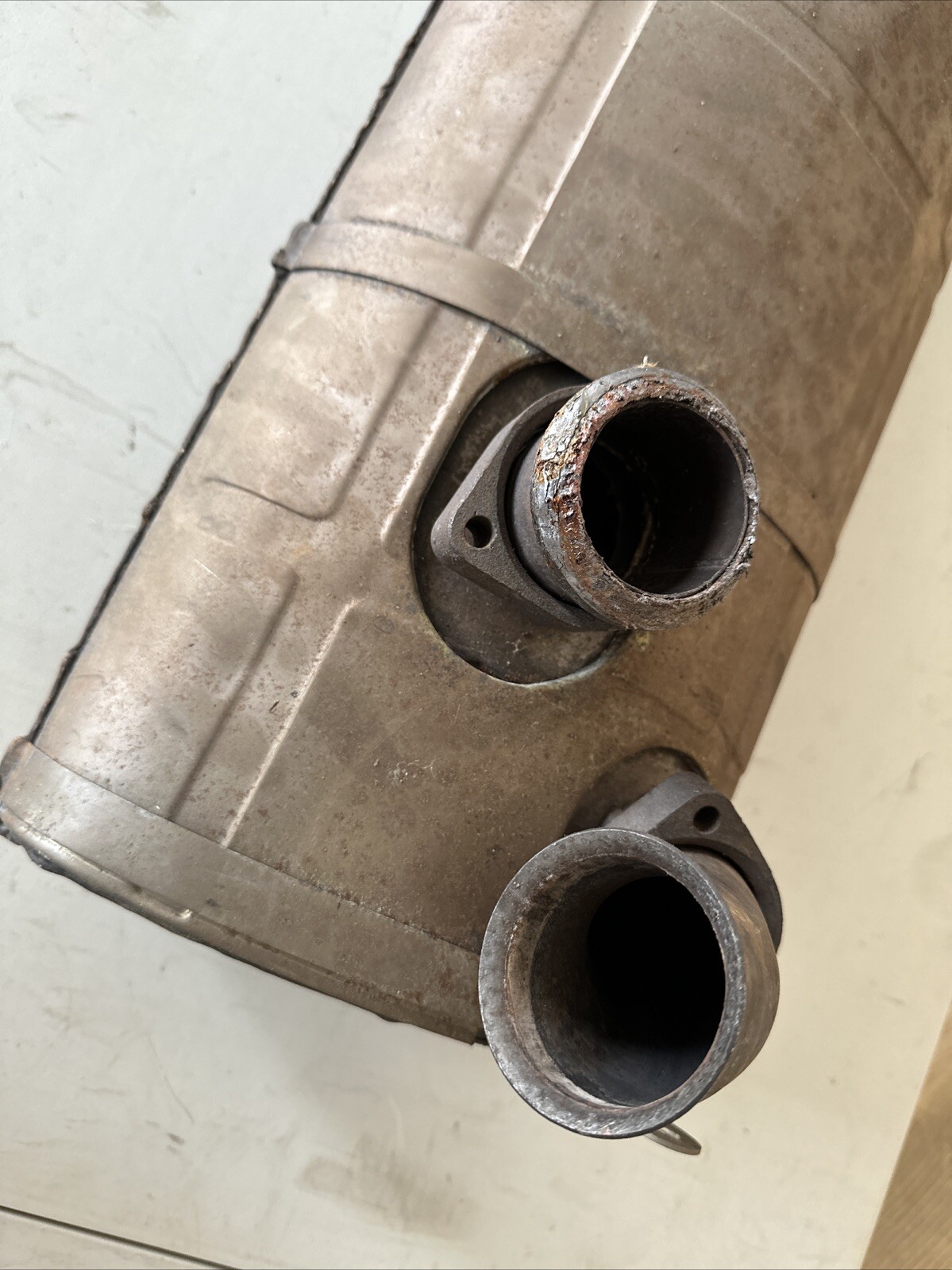 OEM Ferrari 348 TS/TB Front Exhaust Muffler 136277 Vintage