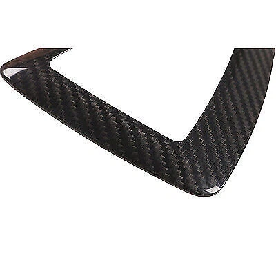 Cubierta de ajuste de perilla de cambio de marchas de fibra de carbono real apta para BMW 12-18 F30 328i 335i LHD Foto 2 de 4